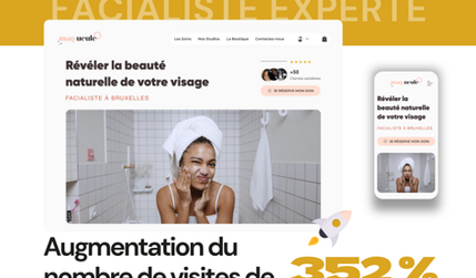 Facialiste Experte: Augmentation du nombre de visites de 352 %