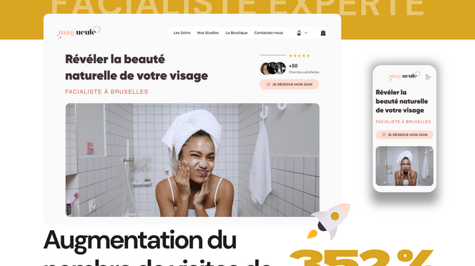 Facialiste Experte: Augmentation du nombre de visites de 352 %