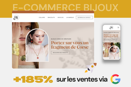 E-commerce Bijoux: +185% sur les ventes via Google