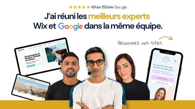 Découvrez notre agence: Être la 1ère Agence Wix de France ne suffit pas, il faut le prouver sur CHAQUE projet client. Comment ? En apportant des résultats concrets.  

La Wix Factory est composée d'une équipe d'experts en design Wix, référencement Wix et même, d'une équipe d'assistance Wix 7J/7 !  

En quelques mots : le paradis d'un utilisateur Wix qui souhaite passer son activité à la vitesse supérieure.