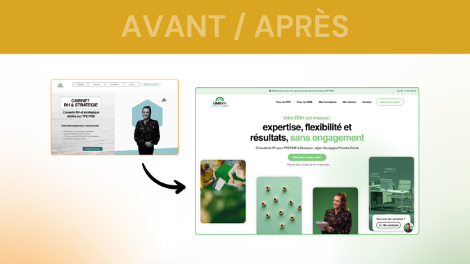 Cabinet conseil TPE PME - RH & Stratégie: Un site alliant professionnel & dynamisme