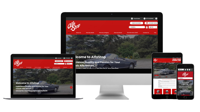 Alfastop: An online ordering system that enables Alfastop to take requests for quotes, source the requisite shipping and then invoice the customer for the final bill. Created this way due to complicated international shipping for the wide range of shapes and sizes of products and customer lcoations.