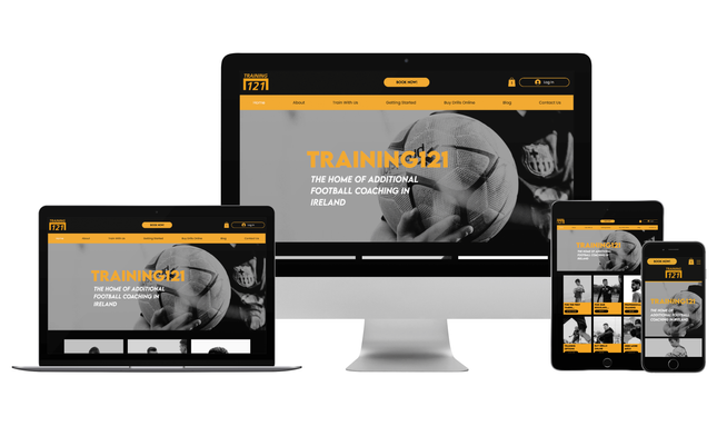 Training 121 Football Coaching: e-Commerce website redesign for 121 Training in Ireland. Online store for digital coaching resources along with soon to be implemented "Coaches Corner" membership area.