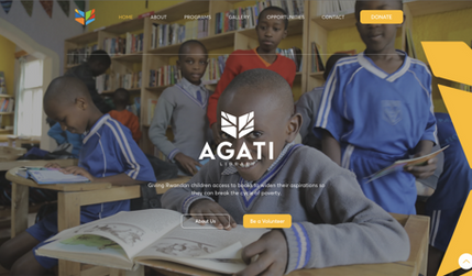 Agati Library: We created everything from branding and user interface to the website.