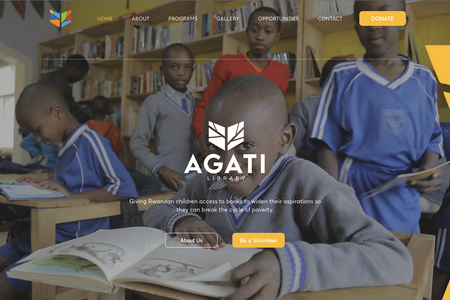 Agati Library: We created everything from branding and user interface to the website.
