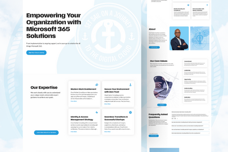 Cloud Harbor Consulting: Web design, development and brand identity for Cloud Harbor Consulting.