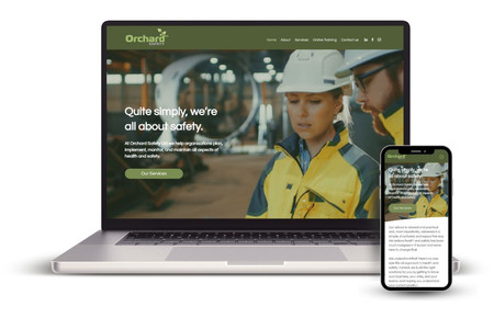 Orchard Safety: We loved building this new website for a health and safety consultancy that had outgrown their self-built GoDaddy site.