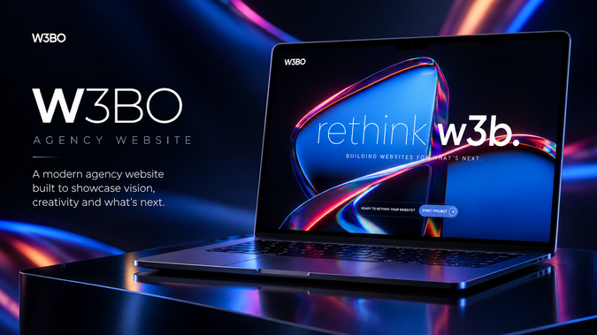 W3BO: W3BO is our main agency website, built entirely with Wix Studio. It features a clean, modern layout, bold branding, and strategic UX design. The site showcases our services, template portfolio, animations, and creative builds, designed to convert visitors and demonstrate high-end design versatility across industries.