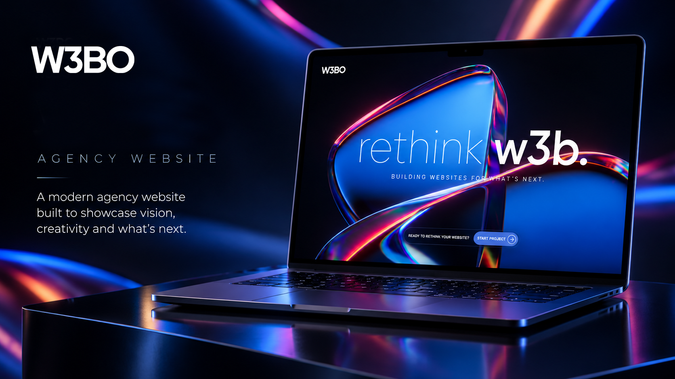 W3BO: W3BO is our main agency website, built entirely with Wix Studio. It features a clean, modern layout, bold branding, and strategic UX design. The site showcases our services, template portfolio, animations, and creative builds, designed to convert visitors and demonstrate high-end design versatility across industries.