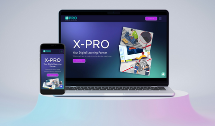 X Pro Learning : New website design for E-Learning Consultant.