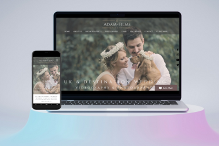 Adam Films : Complete redesign of Wedding Photographer&amp;amp;amp;amp;amp;#39;s website.com