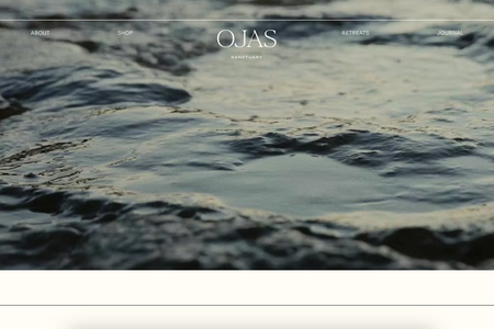 OJAS SANCTUARY: Desenvolvemos a parte das automações de marketing, templates para email marketing e ajustes estrutural de leayout.