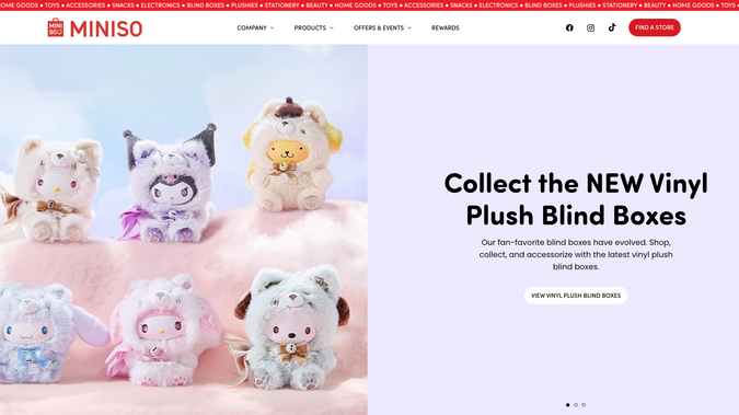 MINISO: accessibility 