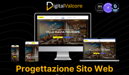 Villa Flavia: Creazione sito web e sistema di prenotazione