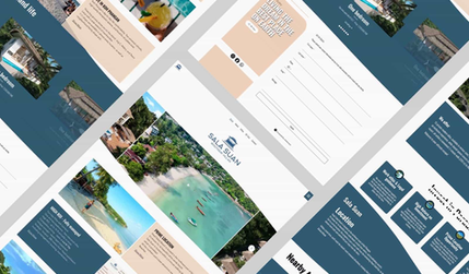SalaSuan: The kit prioritizes versatility with a modular "block kit" for the studio website, allowing flexible drag-and-drop page assembly without technical intervention.