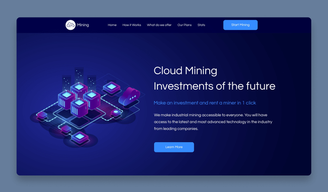 Cloudmining: Website Redesign