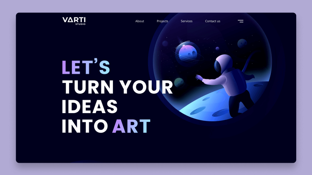 Varti Studio: Site development