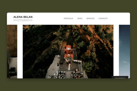 Alena Belan: Site development