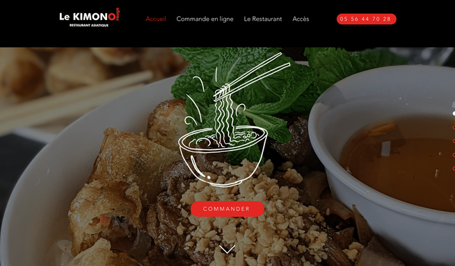 Le Kimono Rouge: Création de site web