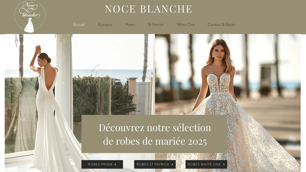 Noce Blanche: Robes de Mariée à Bordeaux

Nous avons crée le site pour notre cliente en 2020, et depuis nous mettons à jour ses nouvelles collections, nous animons ses réseaux sociaux (Instagram et Facebook) et mettons en avant ses modèles via des campagnes publicitaires Meta Ads et Google Ads. 