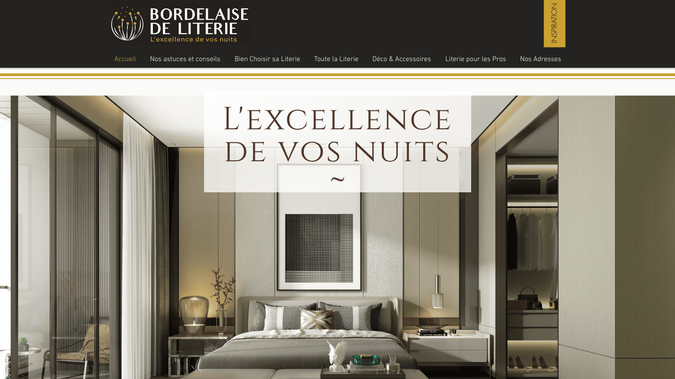 Bordelaise deLiterie: Magasin de Literie à Bordeaux

Client fidèle depuis 2020, conception complète de site et mise à jour régulière des collections. Campagnes publicitaires Meta Ads et Google Ads en complèment du référencement naturel (SEO)