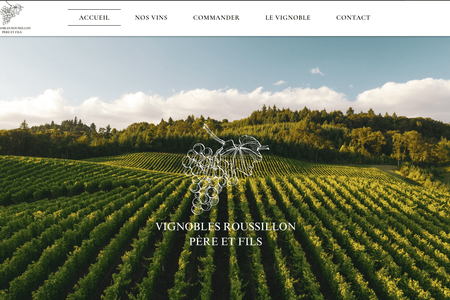 Vignobles Roussillon: Création de site