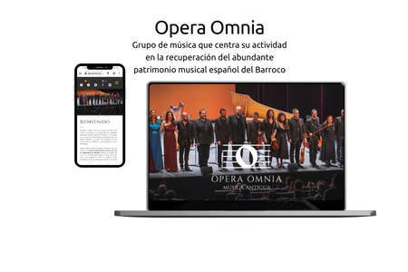 Opera Omnia: Web grupo musical Opera Omnia:
Recopilación de música barroca española y clásica en general.
Trabajos realizados:
Optimización SEO, descripción de las secciones y búsqueda de palabras clave.
