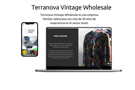 Terranova Vintage : Rediseño y SEO para el e.commerce en versión escritorio y móvil, clasificación artículos de la tienda, secciones del menú y listados de precios.