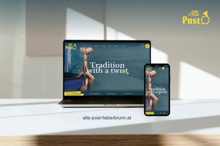 Hotel Alte Post****, Fieberbrunn: Im Rahmen dieses Projekts wurde die Website für das 4-Sterne Genusshotel Hotel Alte Post in Fieberbrunn neu konzipiert, designed und realisiert. Ziel ist es, eine ansprechende und benutzerfreundliche Online-Präsenz zu schaffen, die das einzigartige Erlebnis und die erstklassigen Dienstleistungen des Hotels widerspiegelt.

Umfang und Ziele:
Konzeptentwicklung: Erstellung eines durchdachten Konzepts, das die Bedürfnisse und Vorlieben der Zielgruppe des Hotels berücksichtigt und eine klare Markenbotschaft vermittelt.

Design: Entwicklung einer modernen und ästhetisch ansprechenden visuellen Identität, die das Ambiente und die Philosophie des Hotel Alte Post verkörpert.

Verbal Identity: Formulierung einer klaren und einladenden verbalen Identität, die die Werte und die Gastfreundschaft des Hotels transportiert.

Realisation: Technische Umsetzung der Website unter Berücksichtigung von Benutzerfreundlichkeit und Responsive Design, um eine optimale Darstellung auf allen Endgeräten zu gewährleisten.

Zielgruppe:
Die Website wird speziell auf die Gästeschicht des Hotel Alte Post abgestimmt, darunter Genussreisende, Familien und aktive Urlauber, die sowohl Erholung als auch Abenteuer suchen.

Outcome:
Stärkung der Online-Präsenz des Hotels
Erhöhung der Buchungen durch eine ansprechende und informative Website
Verbesserung der Nutzererfahrung durch benutzerfreundliche Navigation und ansprechendes Design