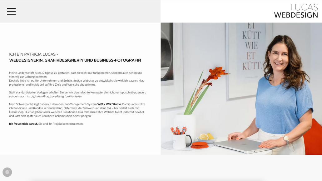 LUCAS WEBDESIGN: Dies ist meine eigene Webseite. Hier erfahren Sie mehr über meine Arbeitsweise. Ich freue mich auf Ihren Besuch und auf ein persönliches Kennenlernen.