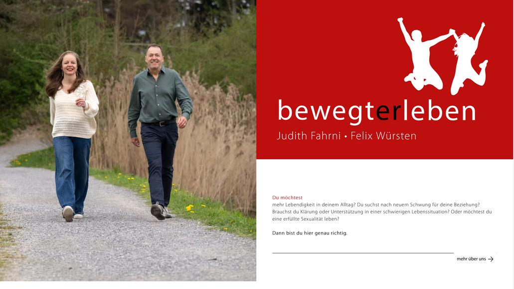 bewegterleben: Webdesign - Buchungstool - Eventbooking -  Blog - Businessfotos 