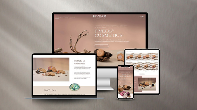 Five05 Cosmetics: Beauty Ecommerce Store