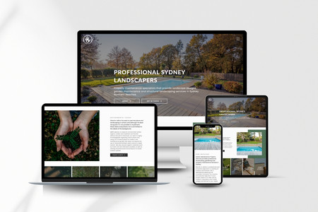 Motion Maintenance: Local landscaper who wanted a website to showcase their services. 