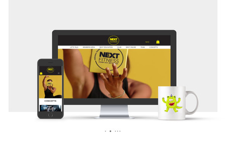 Next Fitness: Fitness gym with online booking, members area and unique fanctionality