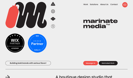 Marinate Media: We trust Wix with our own portfolio website, so should you!