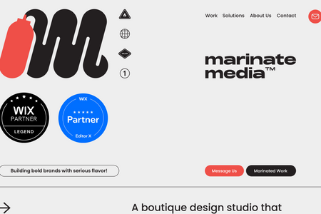 Marinate Media: We trust Wix with our own portfolio website, so should you!