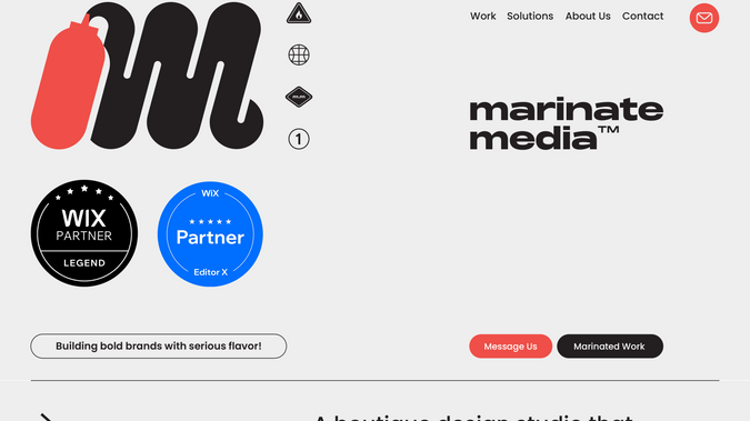 Marinate Media: We trust Wix with our own portfolio website, so should you!