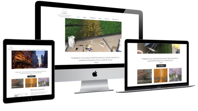 inamgallery: A showcase site for an artist.