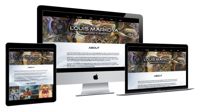 louismarkoya: Art Gallery With dynamic features