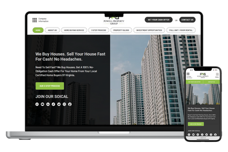 Powell Property Group: We Buy Houses is a USA-based real estate company specializing in quick home sales for cash. They offer homeowners a fast, hassle-free solution to sell their property without the usual headaches. Their certified team provides 100% no-obligation cash offers, ensuring a smooth and efficient process.

The website redesign aimed to create a user-friendly platform that simplifies the process for potential sellers, showcasing the company’s expertise and reliability in the real estate market.