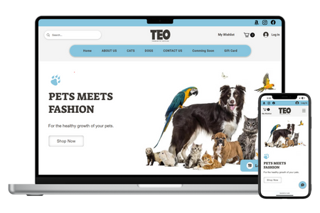 Teo Premium: TEO PREMIUM is a Dubai based online pet supplies shop specializing in handmade, high-quality leather products. Crafted by skilled artisans, 94% of their products are made by hand, offering durable and uniquely designed items for pet parents who want to enhance their pets' comfort and joy.

The website was designed to reflect the brand’s values, providing a fully functional platform that showcases their quality products and strengthens their online presence.