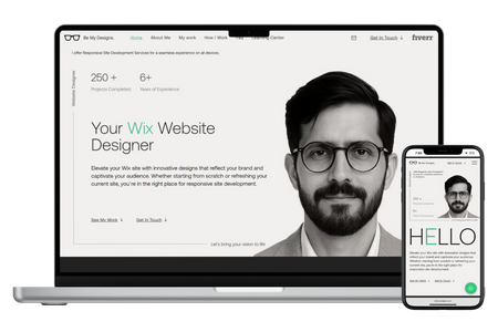 My Portfolio Website: My Portfolio Website showcases my work as a Wix website designer. I collaborate closely with clients to bring their vision to life through top-tier design, creating impactful and growth-driven results. Visit my website to explore my diverse range of client projects all in one place.