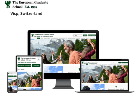 The European Graduate School: Advanced WIX website design and development.
Site consists of 66 general content pages and 99 dynamic pages.
Database form integration for form submissions.