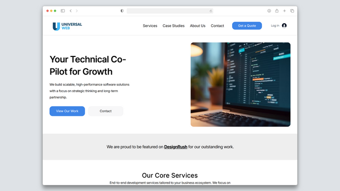 Universal Official: Custom code, databases and dynamic pages
