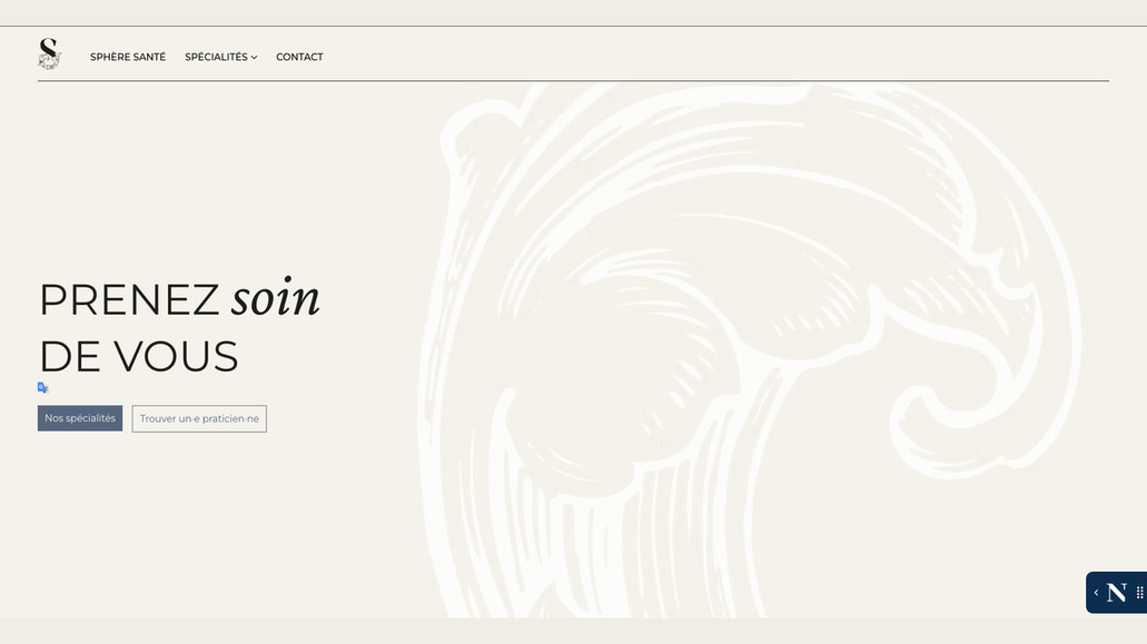 Sphère Santé: Création d’un site web sur mesure avec Wix Studio pour la Sphère Santé de la Visitation. Développement d’une interface moderne et responsive, intégration des contenus, optimisation de l’expérience utilisateur, des performances et du référencement naturel (SEO), afin de proposer un site clair, rapide et facile à administrer.
