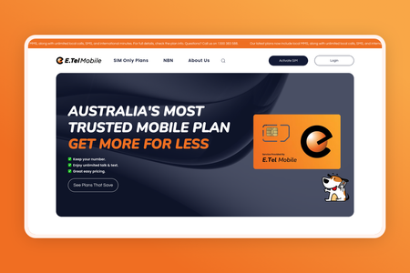 E.Tel Mobile: Designed By WIX STUDIO