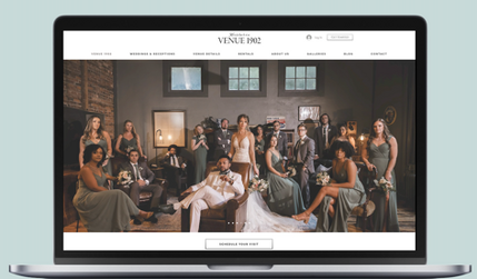 Wedding Venue: Website design