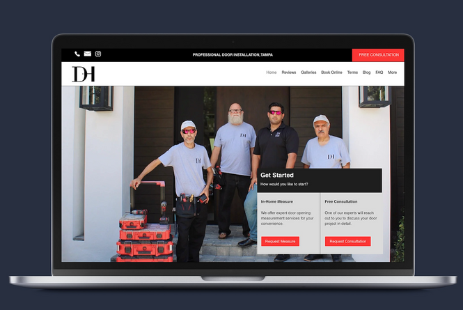 DOOR HOME LLC : Website Design