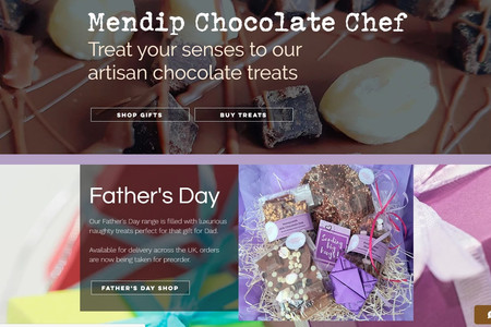 Mendip Chocolate Chef: SEO enhanced / eCommerce website