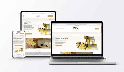 Ma Vache à Dorer: Création d’un site web et d’un webshop pour une petite entreprise qui fabrique des vaches en bois, un jouet traditionnel suisse revisité en œuvre d’art. Chaque pièce, ornée d’une dorure à la feuille d’or fin 22 carats, est unique et précieuse.